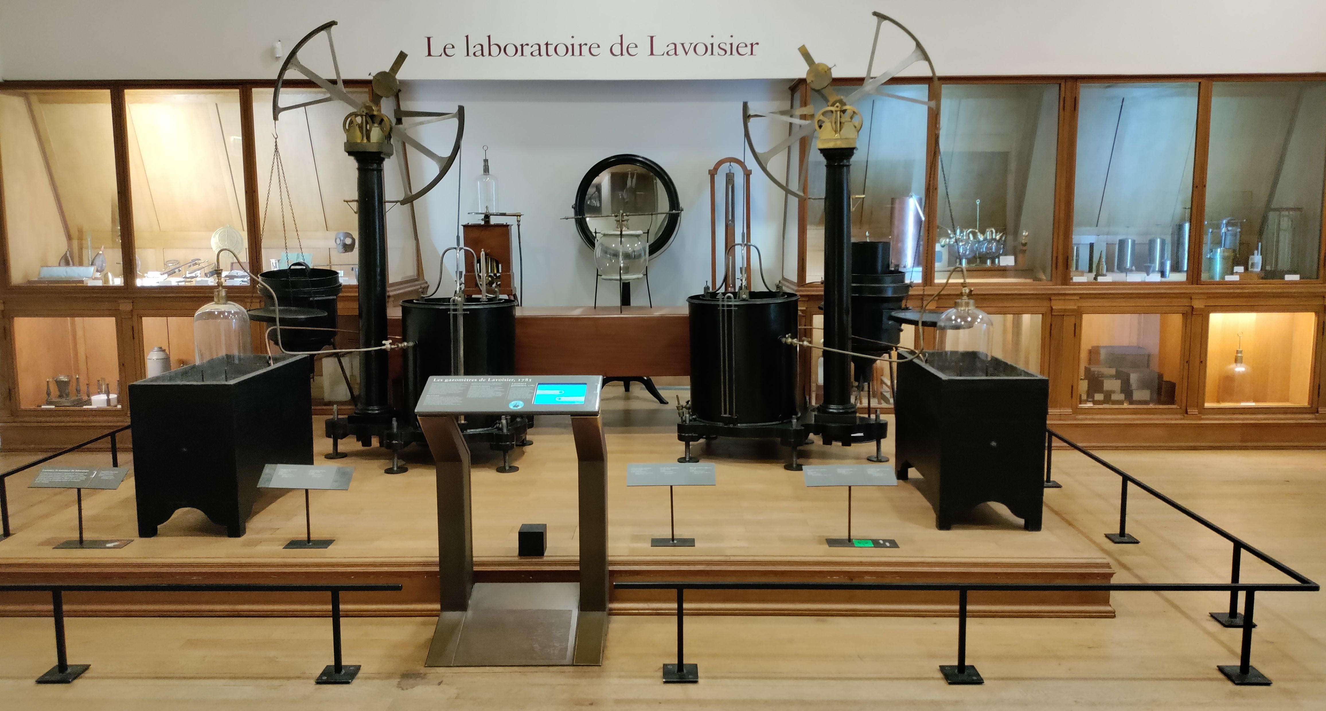 The laboratory of Antoine Lavoisier.