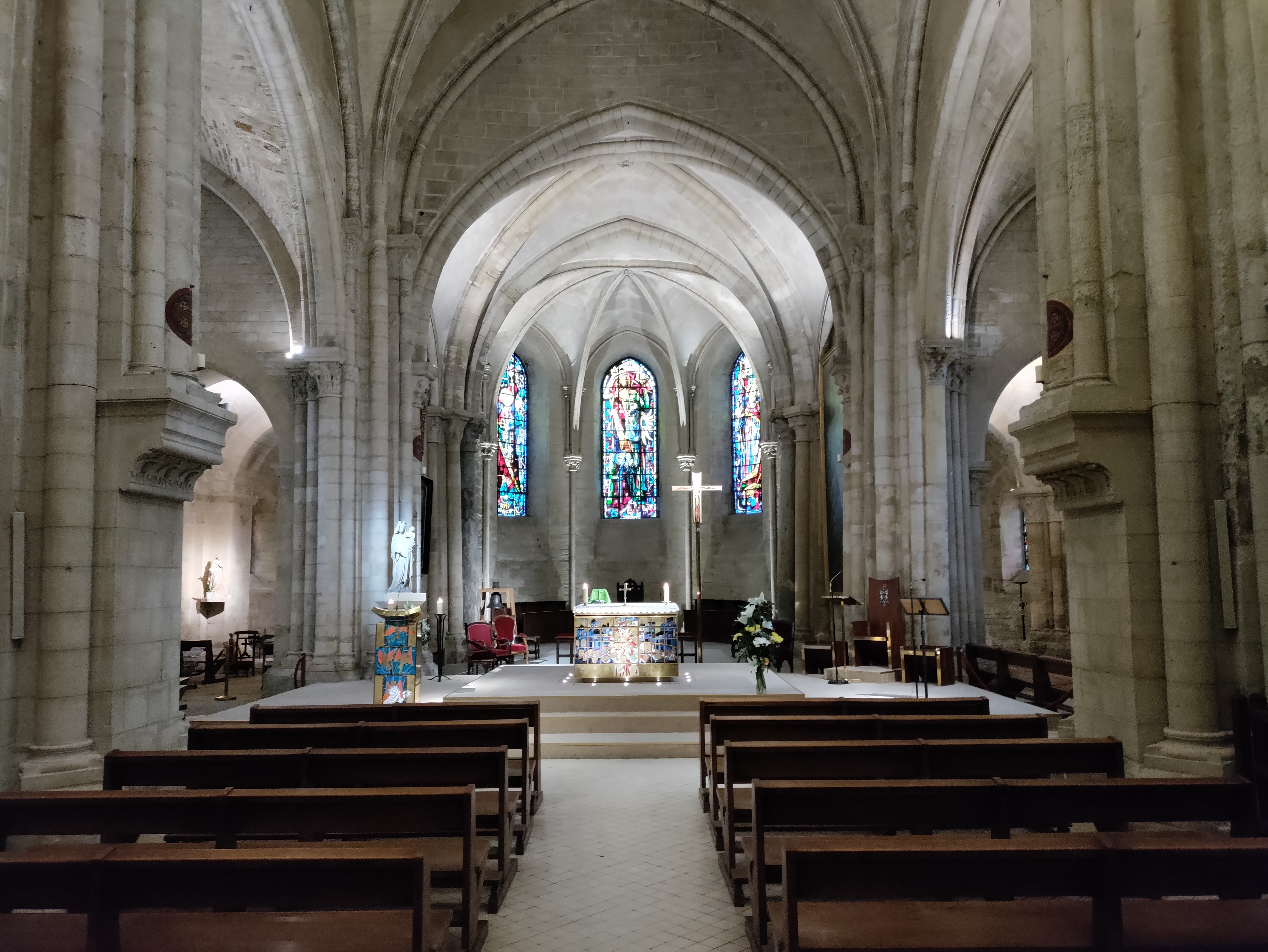 Inside the Saint-Pierre de Montmartre church.