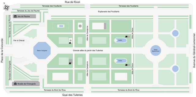 Plan of the Tuileries Garden
